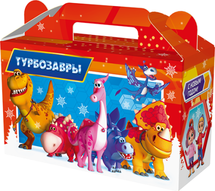 Упаковка №2 картон Подарочек малый Турбозавры