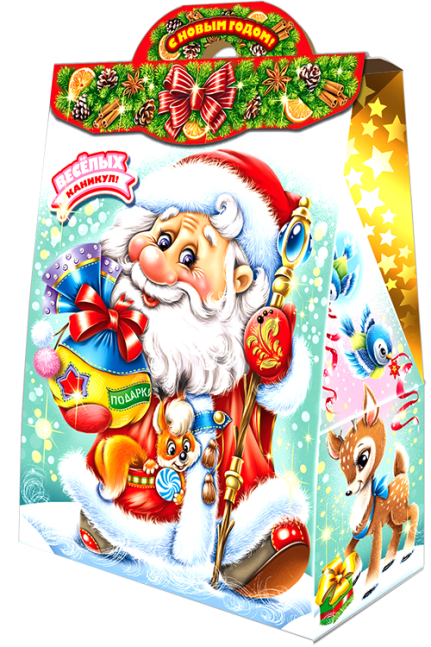 Упаковка №9 картон Добрый Дедушка Мороз