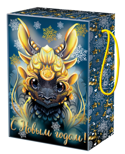 Упаковка №37 картон Золотой дракон мини